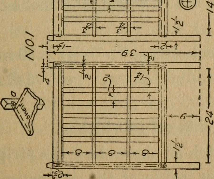 An illustration from Home furniture making, for amateur wood workers, manual training schools and students .., 1910, leaf 142