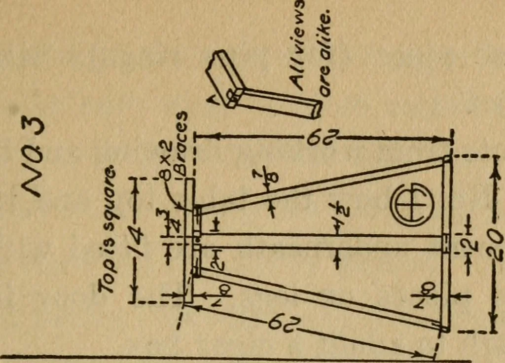 An illustration from Home furniture making, for amateur wood workers, manual training schools and students .., 1910, leaf 166