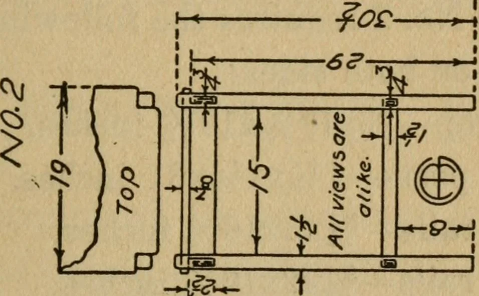 An illustration from Home furniture making, for amateur wood workers, manual training schools and students .., 1910, leaf 166