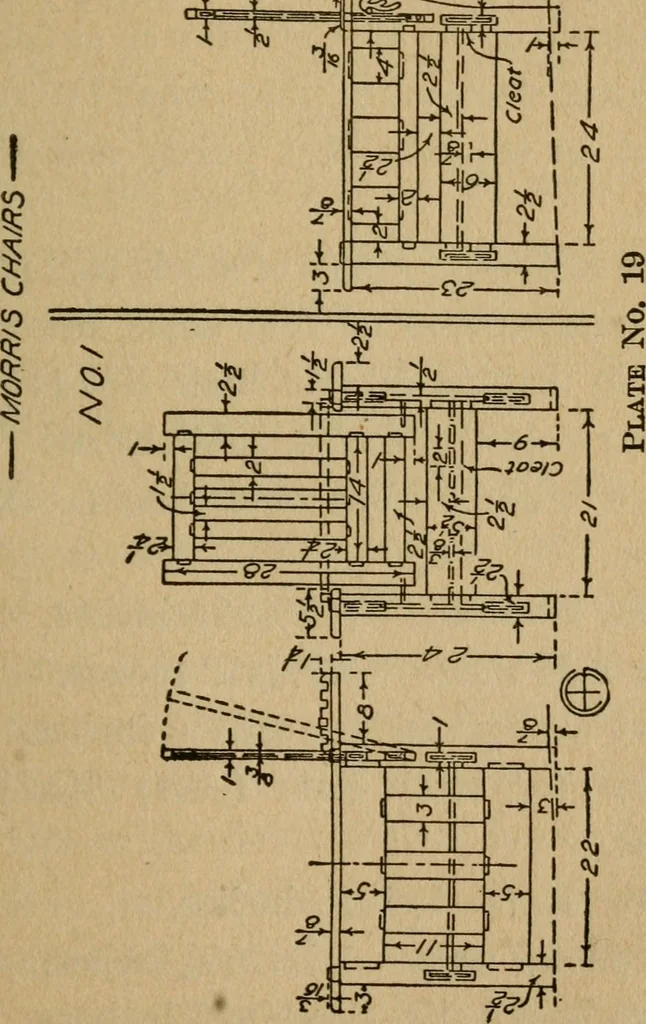 An illustration from Home furniture making, for amateur wood workers, manual training schools and students .., 1910, leaf 188