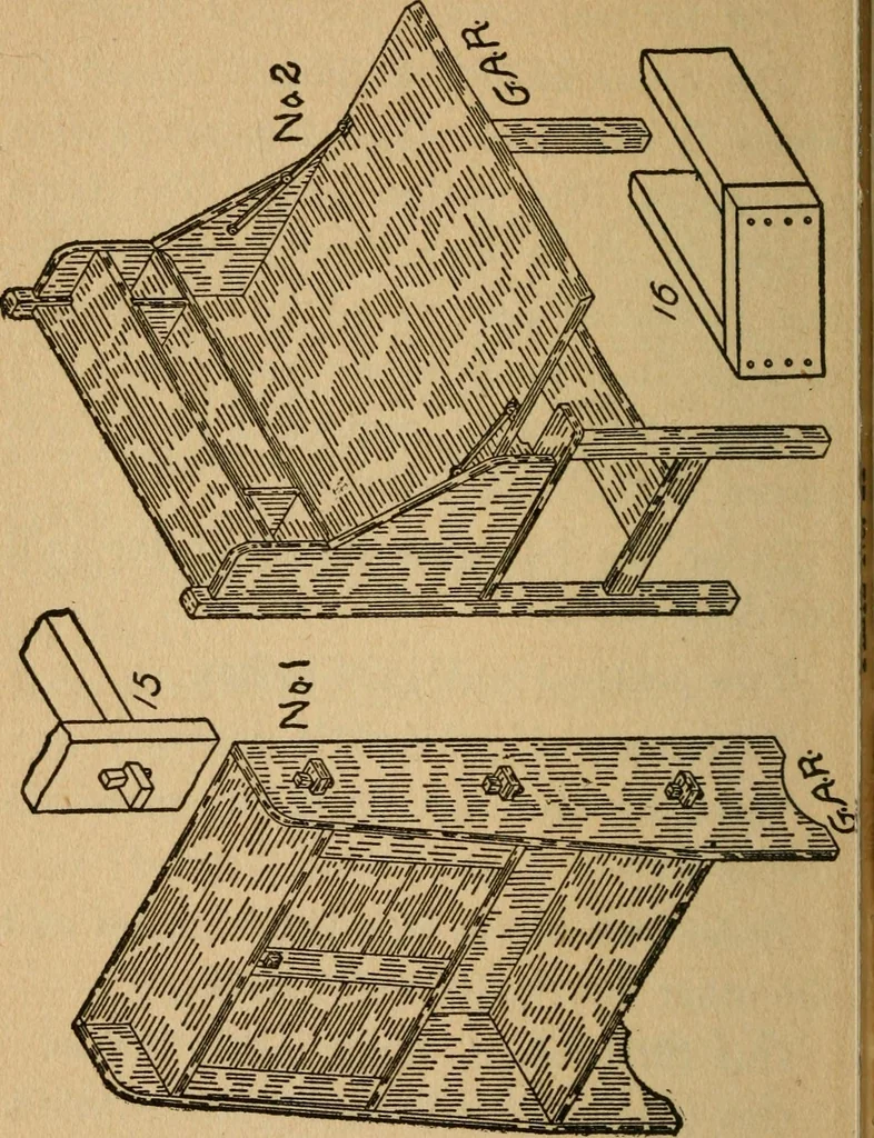 An illustration from Home furniture making, for amateur wood workers, manual training schools and students .., 1910, leaf 227