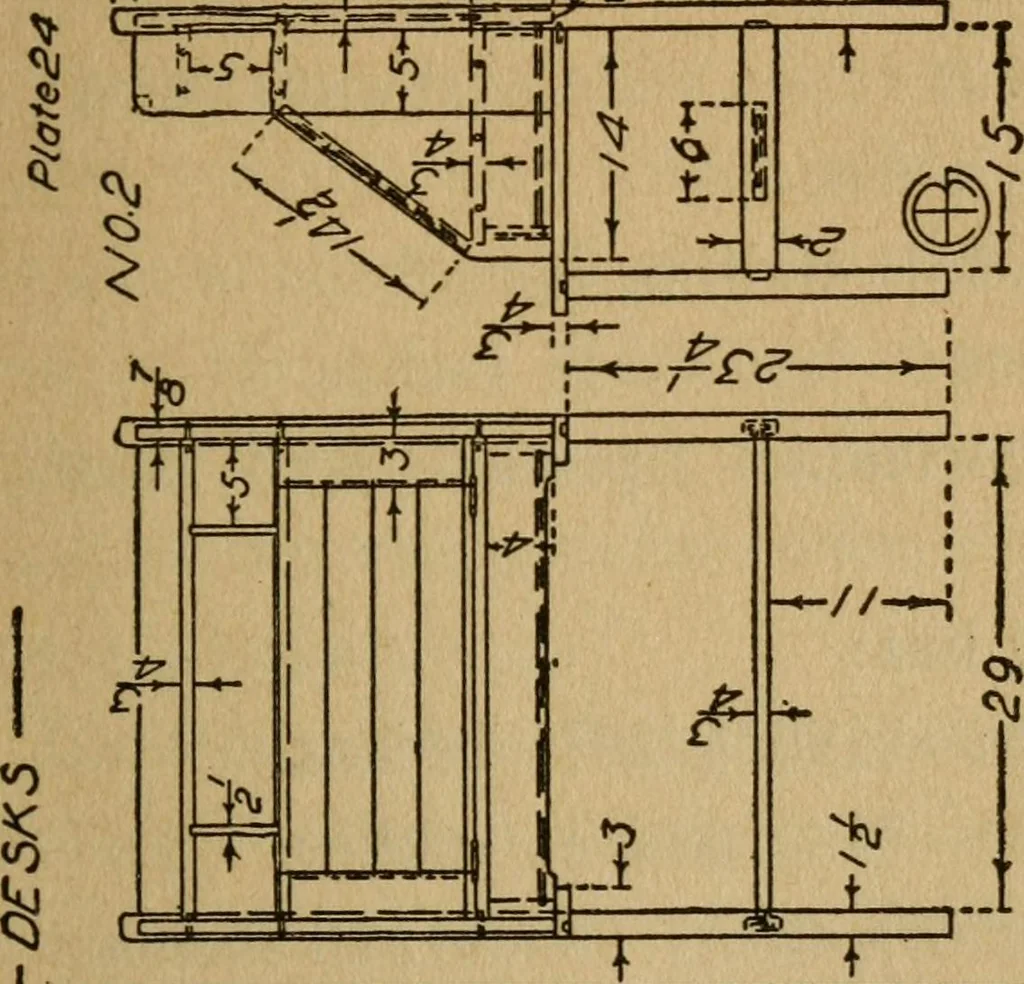 An illustration from Home furniture making, for amateur wood workers, manual training schools and students .., 1910, leaf 228