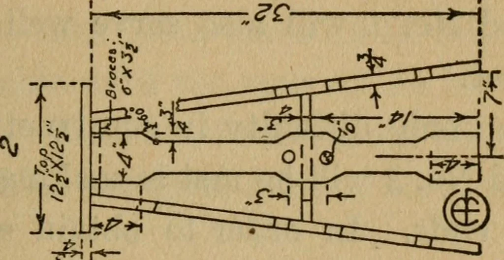 An illustration from Home furniture making, for amateur wood workers, manual training schools and students .., 1910, leaf 70