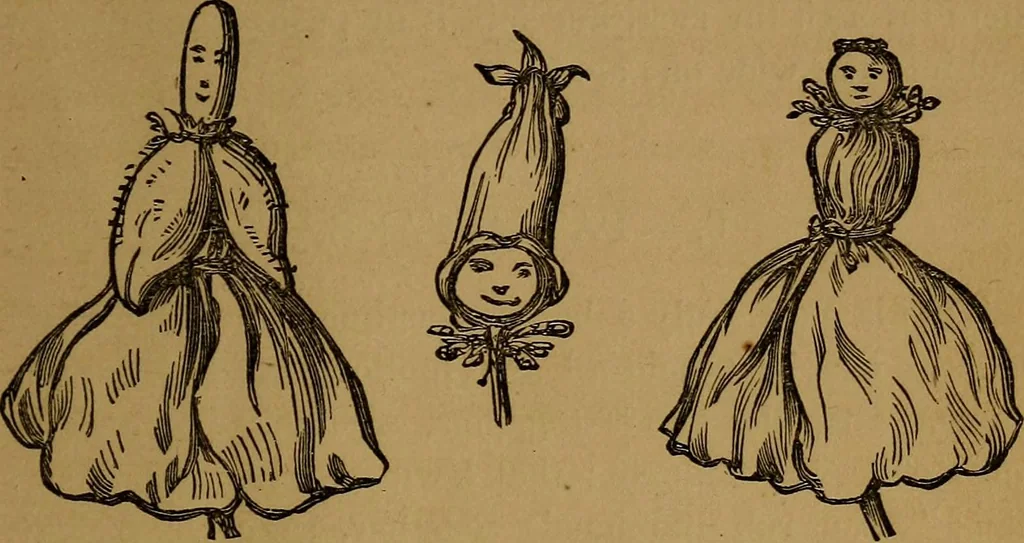 An illustration from Home games for old and young, 1873, leaf 33