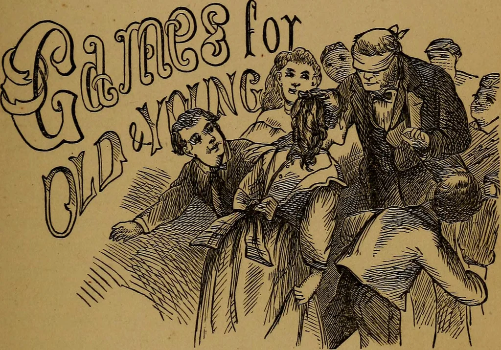 An illustration from Home games for old and young, 1873, leaf 93