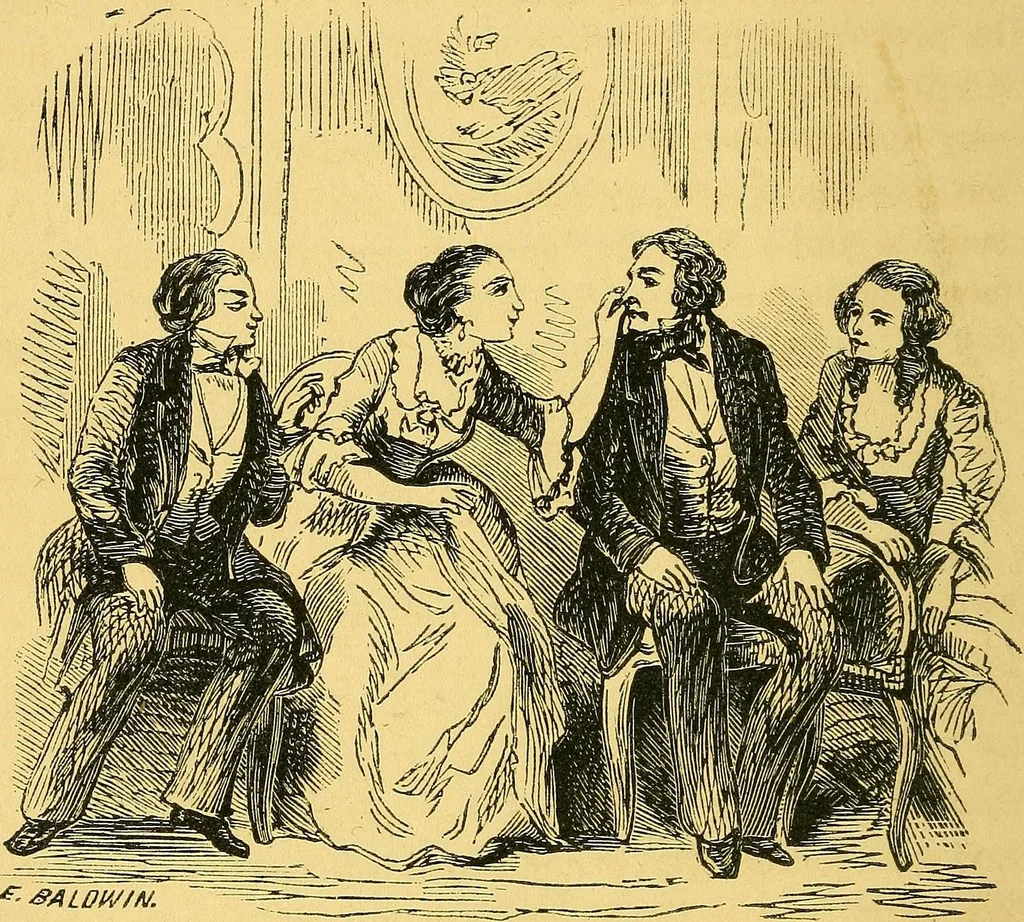 An illustration from Home games for the people: a collection of family amusements for the fireside, parlour, or pic-nic parties. For the use of the old and young, 1855, leaf 65