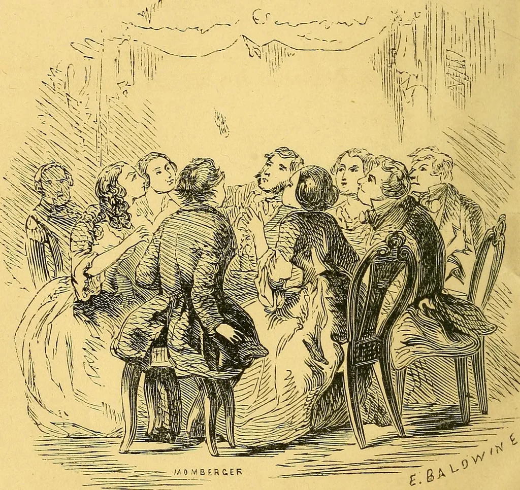 An illustration from Home games for the people: a collection of family amusements for the fireside, parlour, or pic-nic parties. For the use of the old and young, 1855, leaf 7