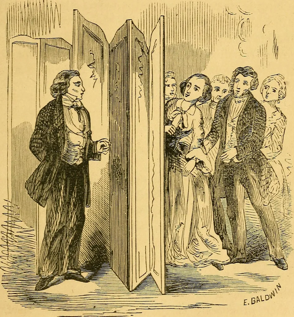 An illustration from Home games for the people: a collection of family amusements for the fireside, parlour, or pic-nic parties. For the use of the old and young, 1855, leaf 98