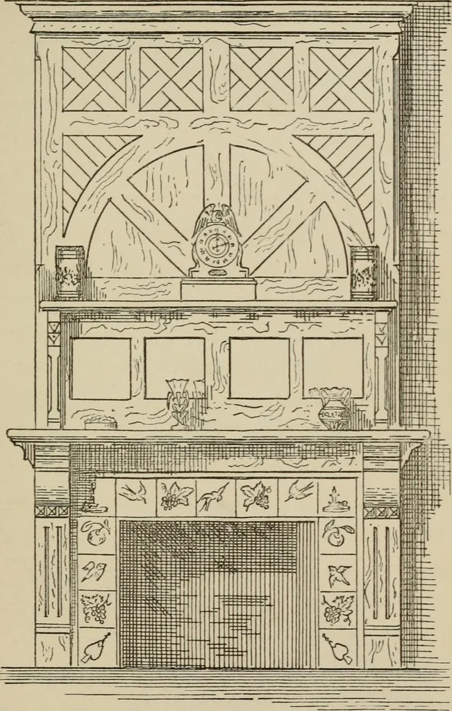 An illustration from Home interiors, 1878, leaf 184