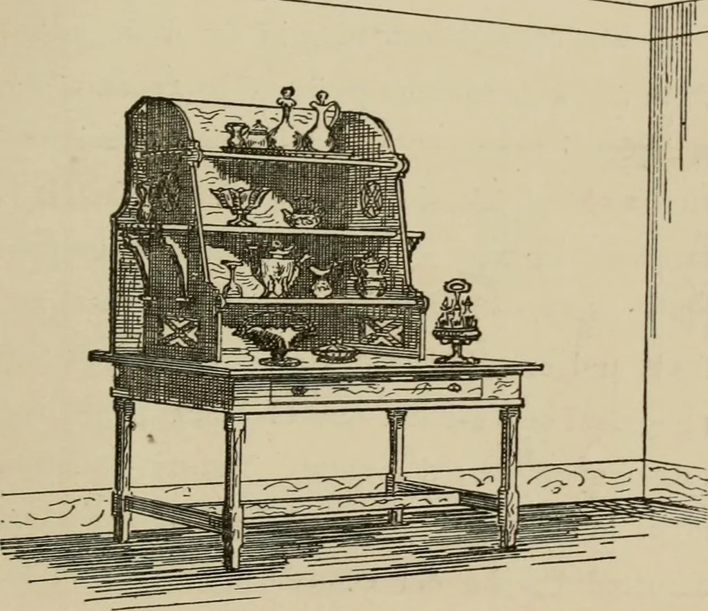 An illustration from Home interiors, 1878, leaf 232