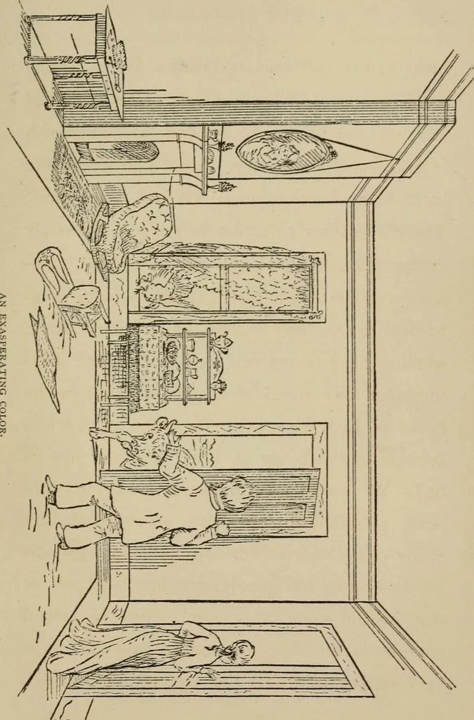 An illustration from Home interiors, 1878, leaf 260