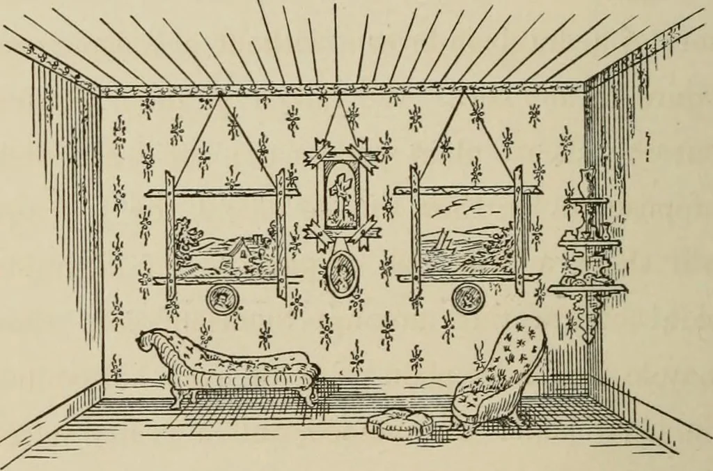 An illustration from Home interiors, 1878, leaf 33