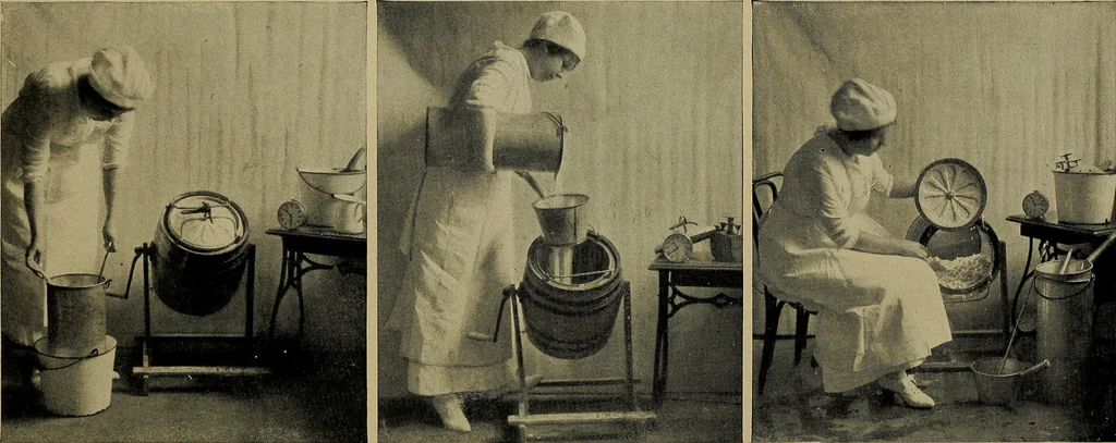 An illustration from Home labor saving devices, 1917, leaf 120