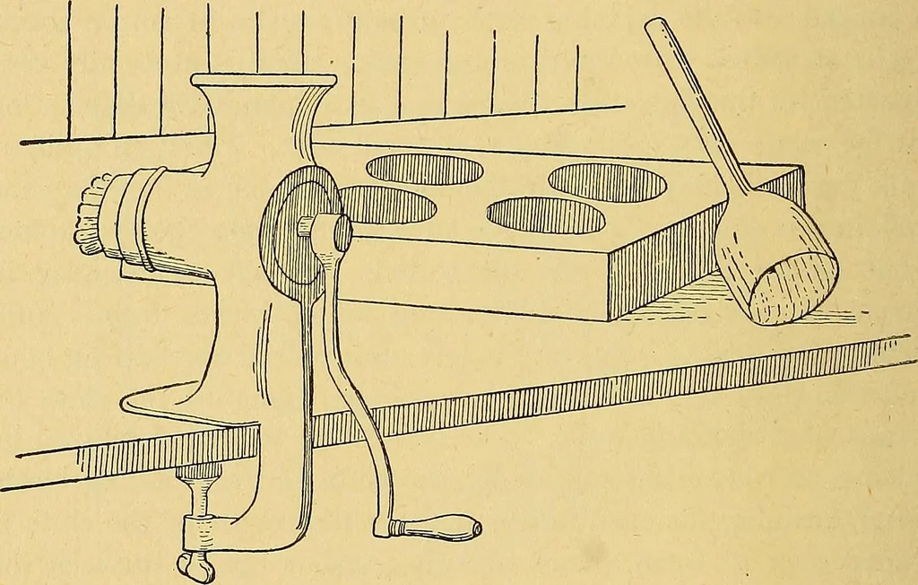 An illustration from Home labor saving devices, 1917, leaf 127