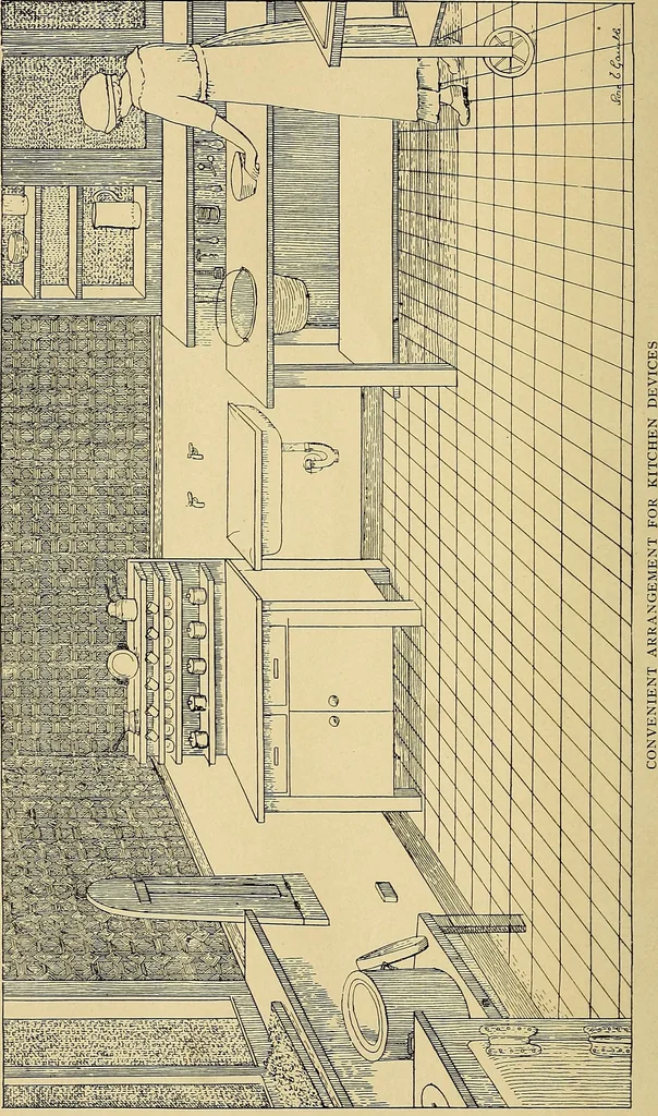 An illustration from Home labor saving devices, 1917, leaf 5