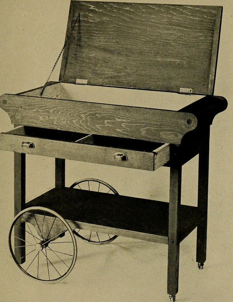 An illustration from Home labor saving devices, 1917, leaf 54