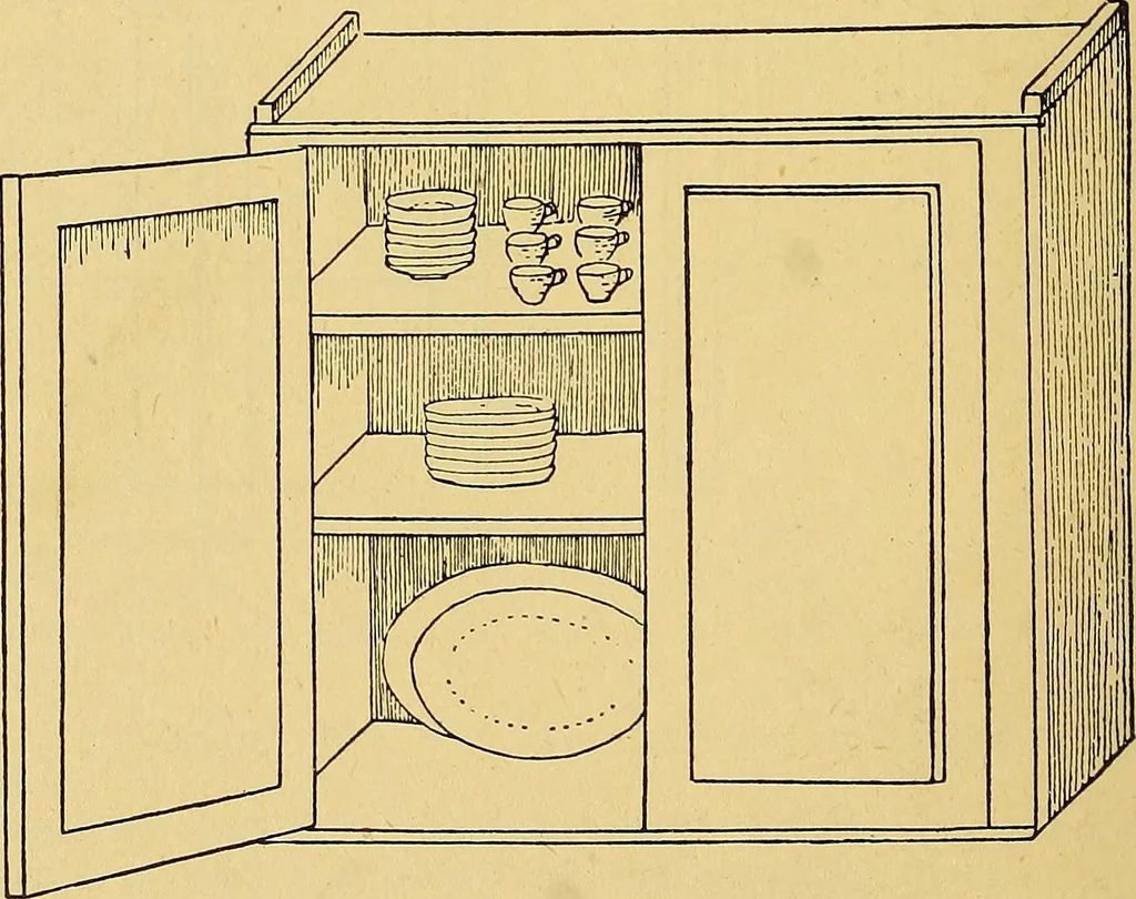 An illustration from Home labor saving devices, 1917, leaf 59