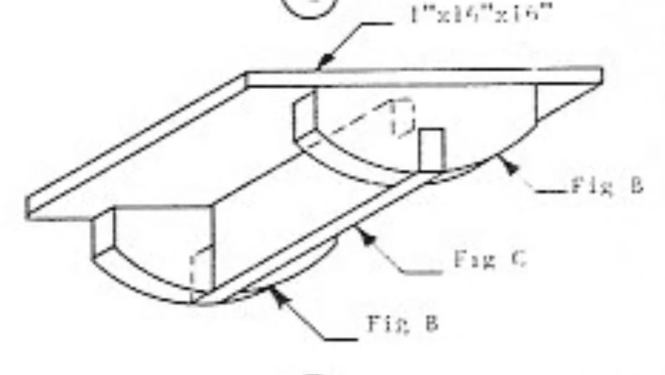 An illustration from Guide for Homemade Innovative Play Equipment for activities in physical education and recreation for impaired, disabled, and handicapped participants, 1973, leaf 22
