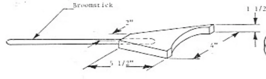 An illustration from Guide for Homemade Innovative Play Equipment for activities in physical education and recreation for impaired, disabled, and handicapped participants, 1973, leaf 79