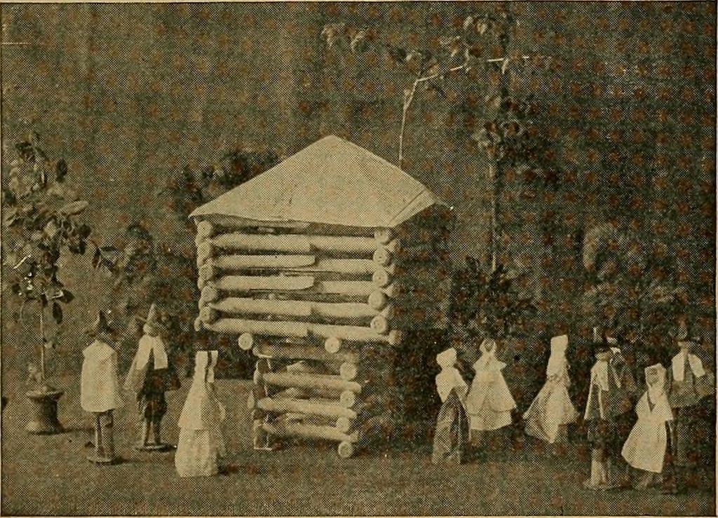 An illustration from Home mission handicraft; ideas for work and play in mission bands and junior societies, 1908, leaf 10