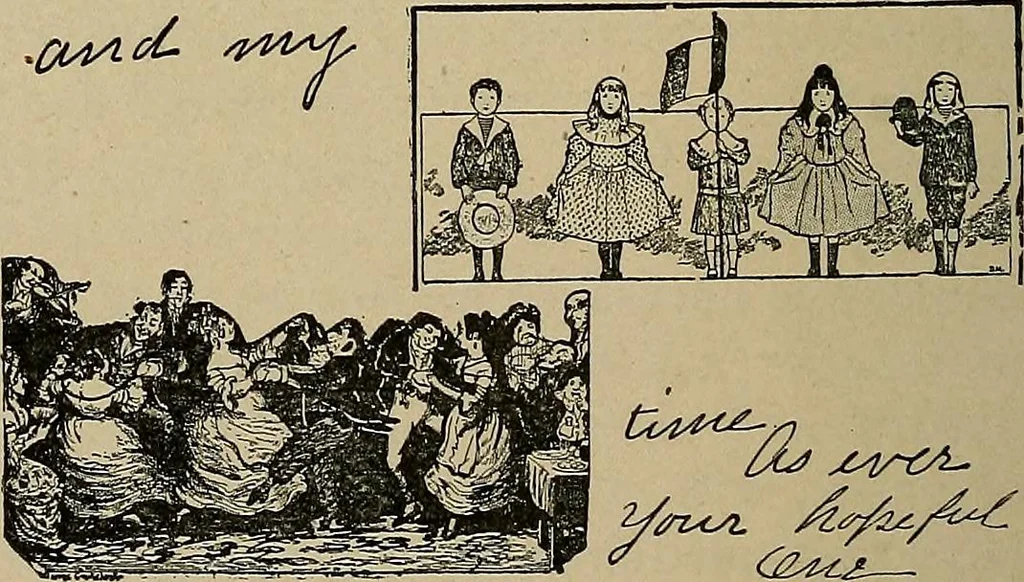 An illustration from Home mission handicraft; ideas for work and play in mission bands and junior societies, 1908, leaf 103