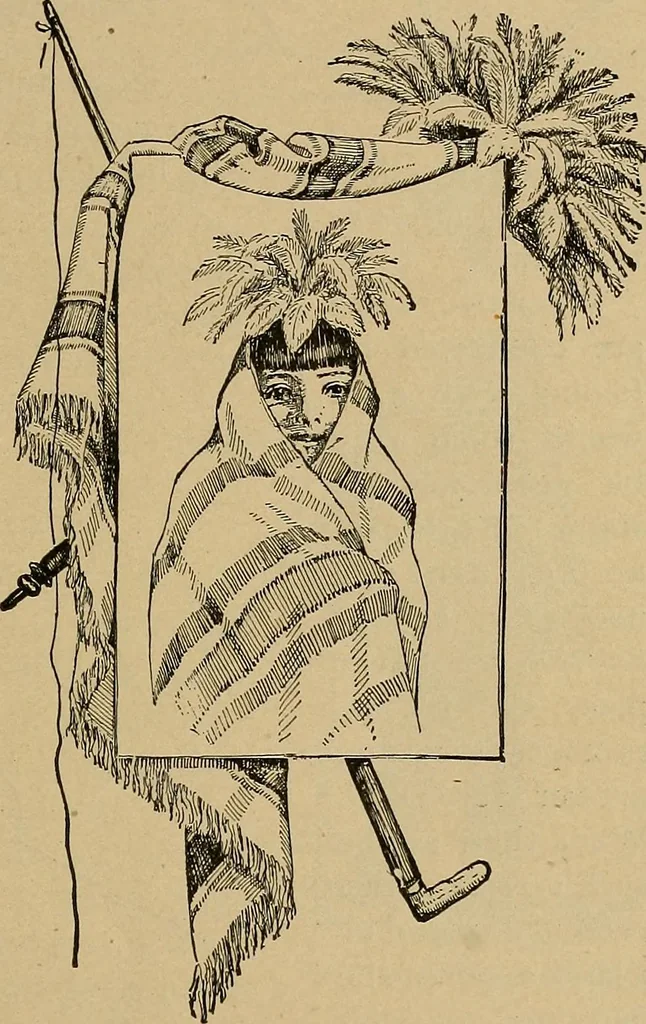 An illustration from Home mission handicraft; ideas for work and play in mission bands and junior societies, 1908, leaf 110