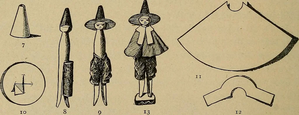 An illustration from Home mission handicraft; ideas for work and play in mission bands and junior societies, 1908, leaf 13