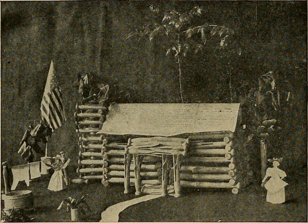 An illustration from Home mission handicraft; ideas for work and play in mission bands and junior societies, 1908, leaf 15