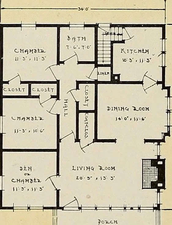 An illustration from A home of your own, 1921, leaf 19