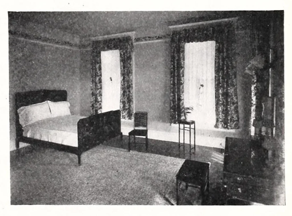 An illustration from The home painting manual: a complete handbook on home painting and decorating, full information about paints and varnishes and their application …, 1922, leaf 151