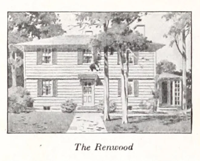 An illustration from The home painting manual: a complete handbook on home painting and decorating, full information about paints and varnishes and their application …, 1922, leaf 58