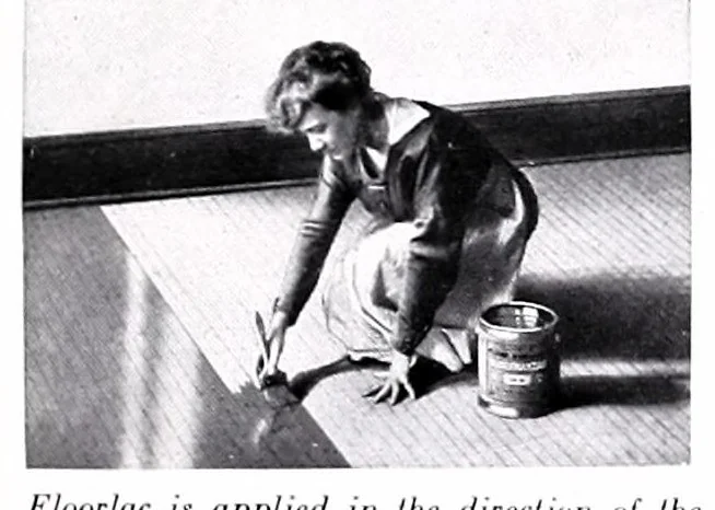 An illustration from The home painting manual: a complete handbook on home painting and decorating, full information about paints and varnishes and their application …, 1922, leaf 77