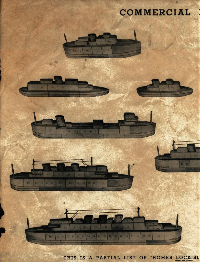 An illustration from Homer lock-blocks., 1930, leaf 1