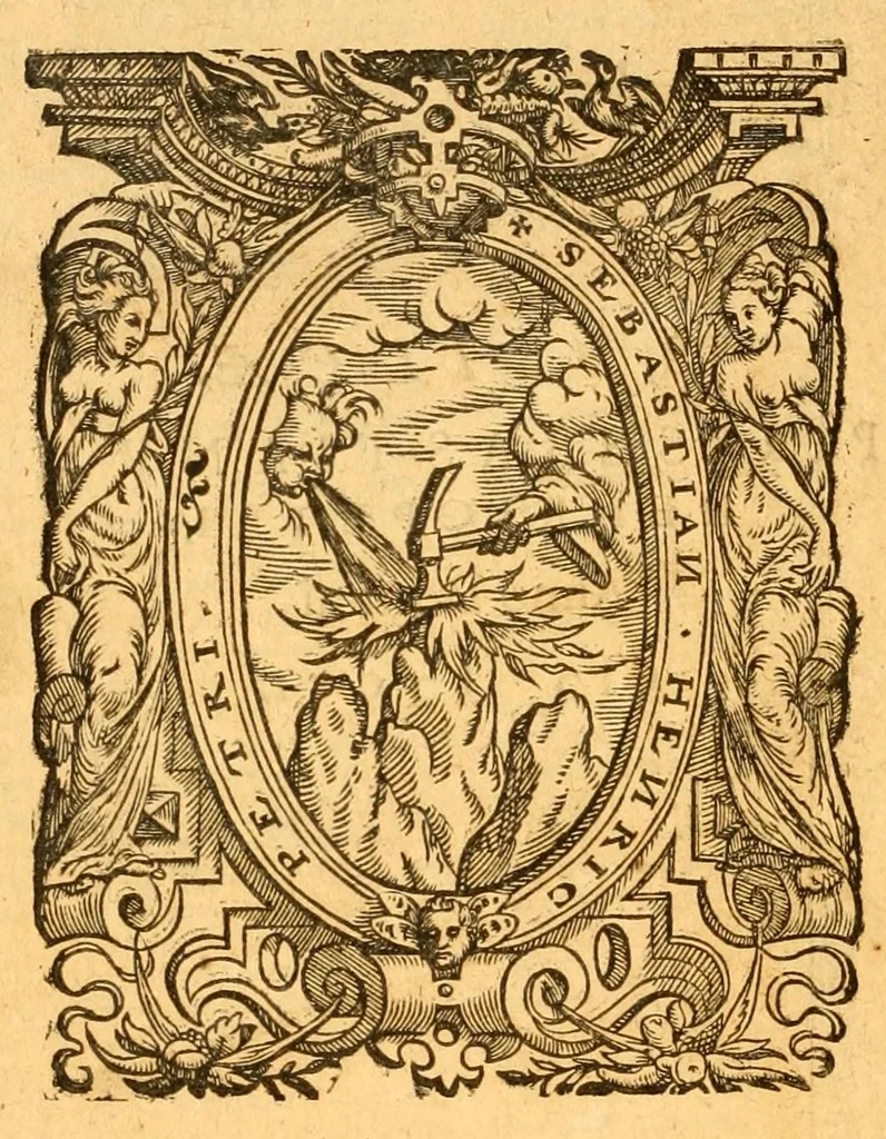 An illustration from Homeri quæ extant omnia : Ilias, Odyssea, Batrachomyomachia, Hymni, poematia aliquot cum Latina versione omnium quæ circumferuntur emendatiss. aliquot locis iam castigatiore. Perpetuis item iustisque in Iliada simul & Odysseam Io. Spondani Mauleonensis commentariis. Pindari quinetiam Thebani Epitome Iliados Latinis versib. & Daretis Phrygij de bello Troiane libri, à Corn. Nepote eleganter Latino versi carmine. Indices Homeri textus & commentariorum locupletissimi, 1606, leaf 940
