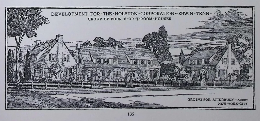 An illustration from Homes For Workmen, 1919, leaf 144