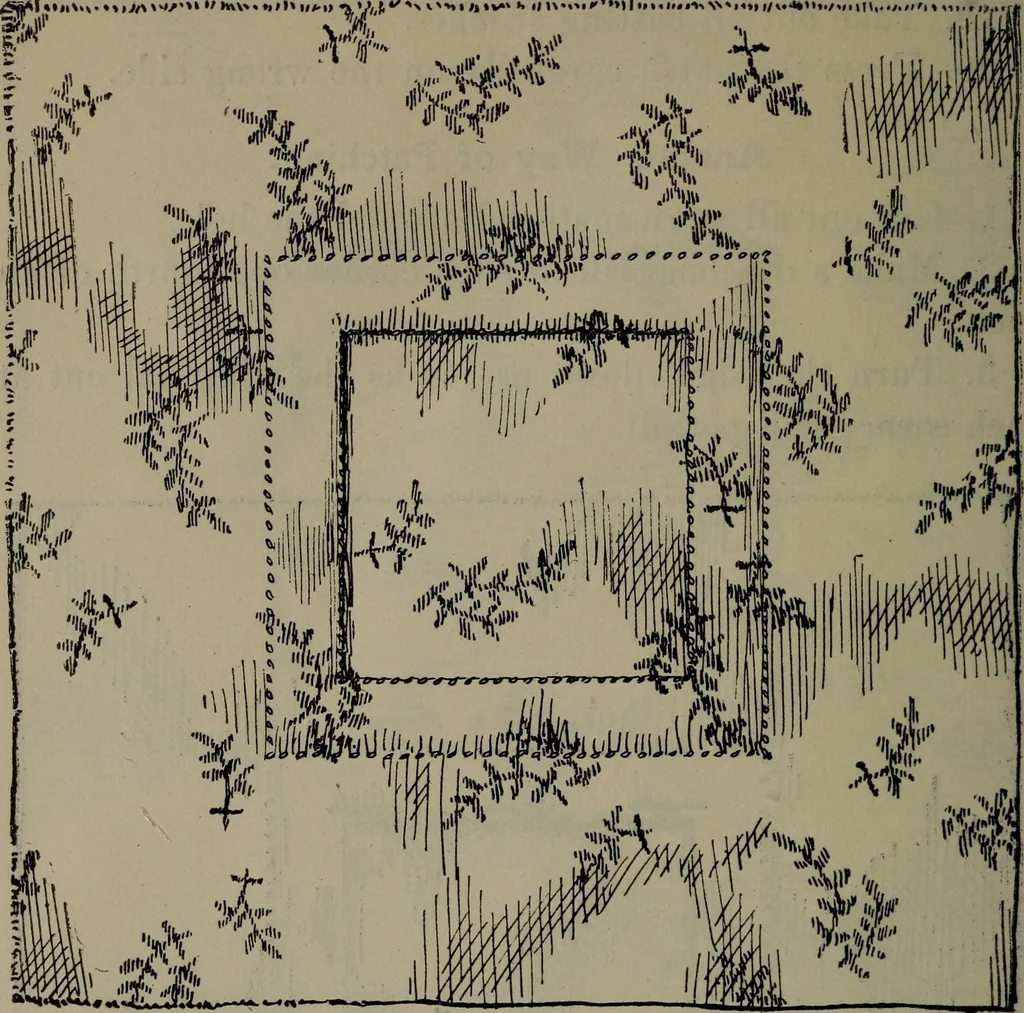 An illustration from Home and school sewing, 1901, leaf 115
