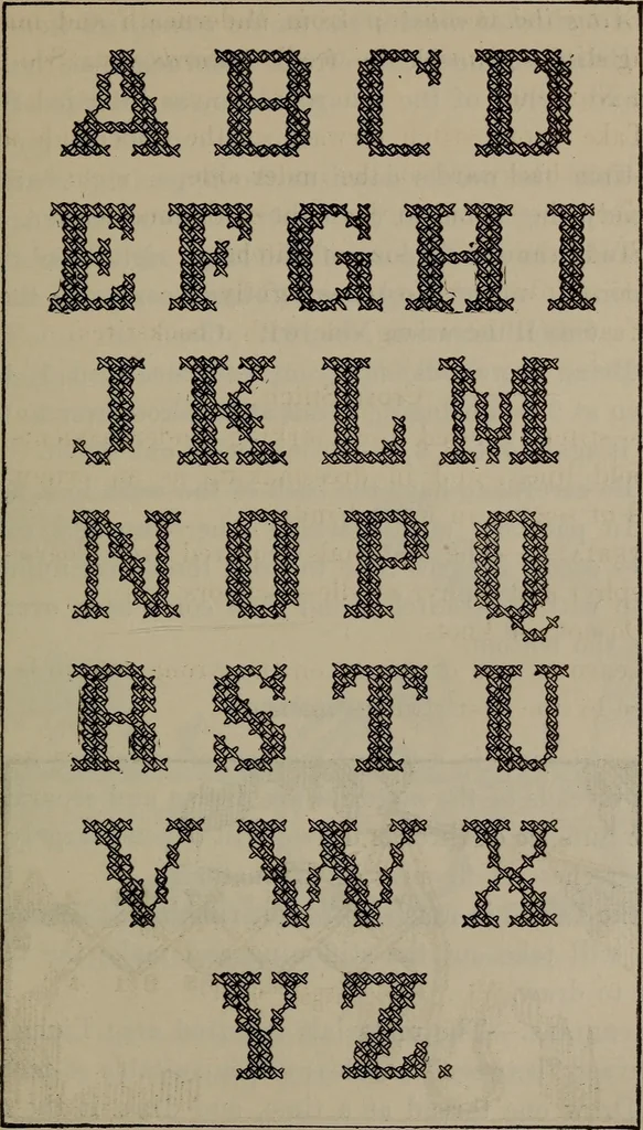 An illustration from Home and school sewing, 1901, leaf 150