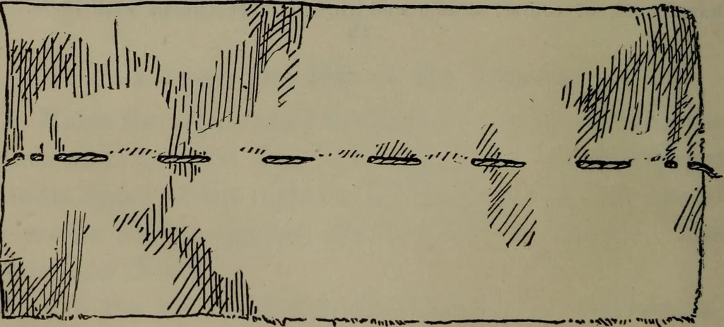 An illustration from Home and school sewing, 1901, leaf 23