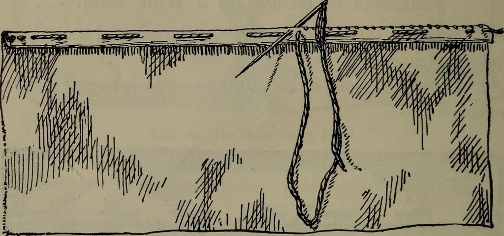 An illustration from Home and school sewing, 1901, leaf 31