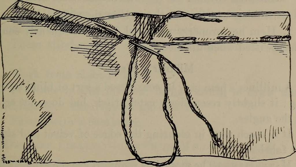 An illustration from Home and school sewing, 1901, leaf 48