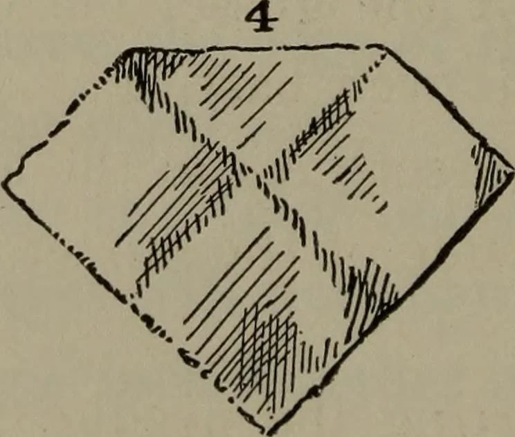 An illustration from Home and school sewing, 1901, leaf 61