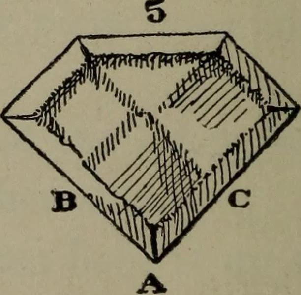 An illustration from Home and school sewing, 1901, leaf 61