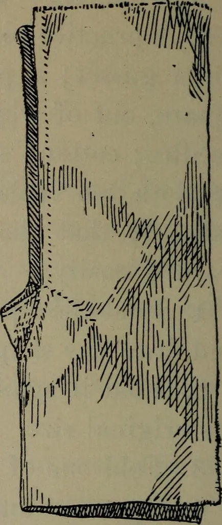 An illustration from Home and school sewing, 1901, leaf 63
