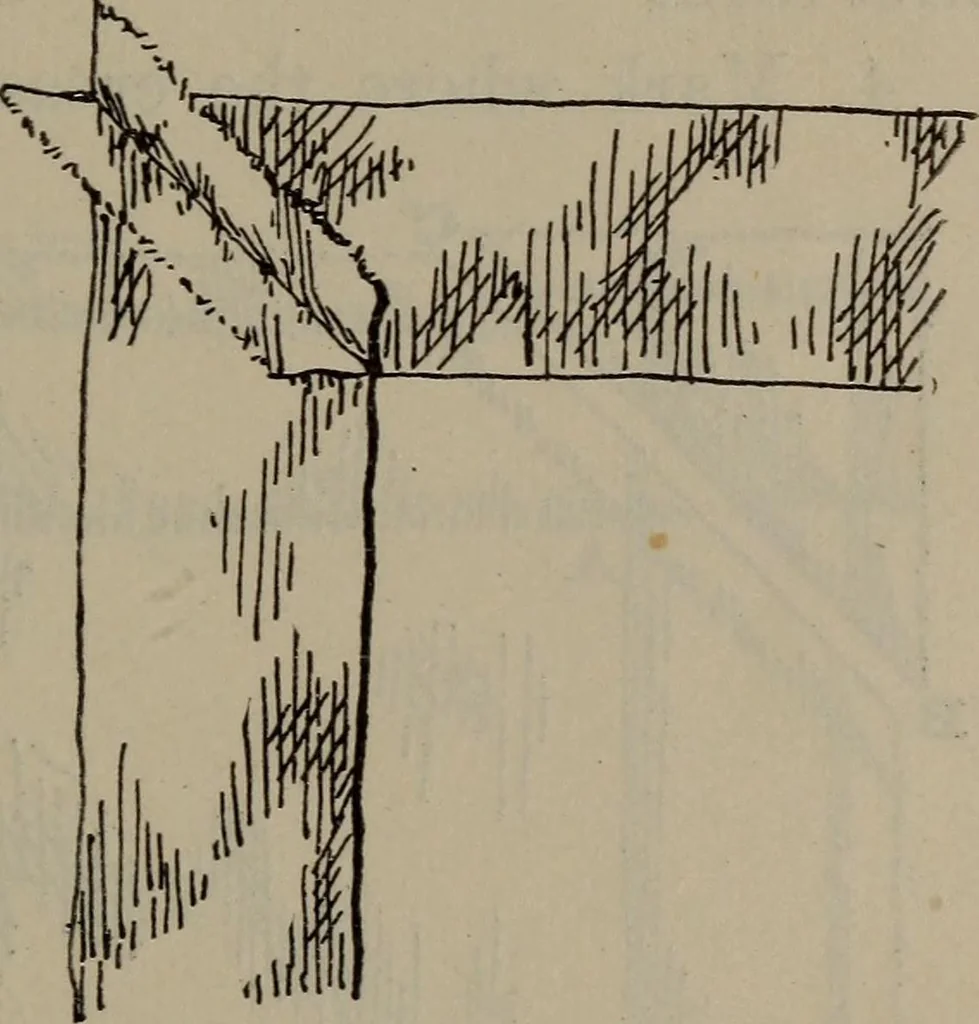 An illustration from Home and school sewing, 1901, leaf 72