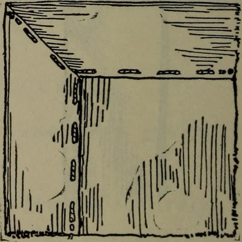 An illustration from Home and school sewing, 1901, leaf 73