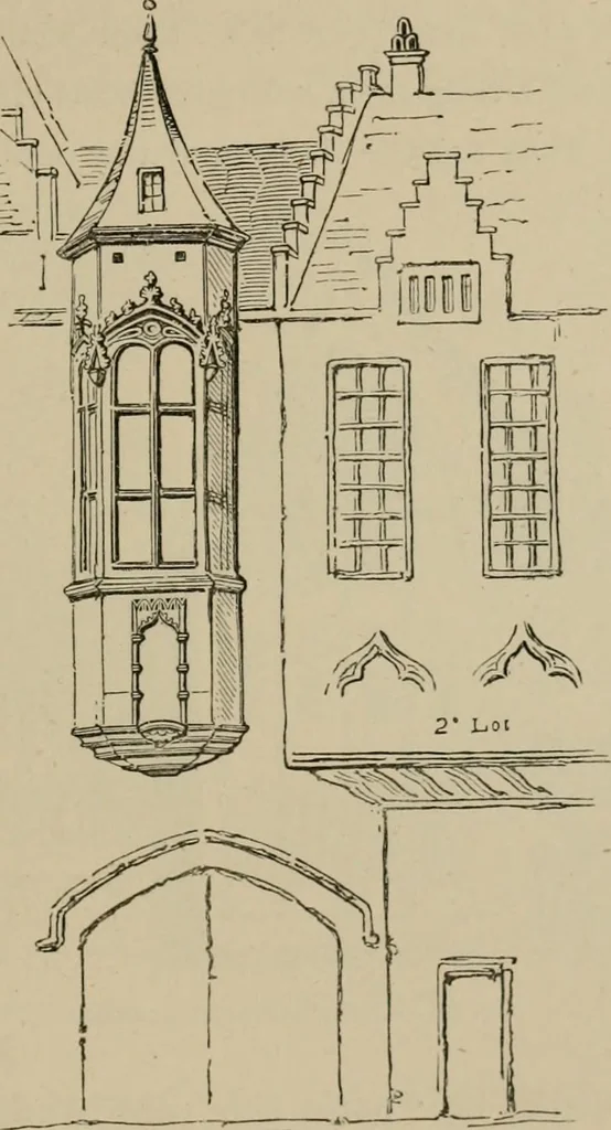 An illustration from Homes, haunts, and works of Rubens, Vandyke, Rembrandt, and Cuyp; the Dutch genre-painters; Michael Angelo and Raffaelle. Being a series of art-rambles in Belgium, Holland and Italy, 1872, leaf 100