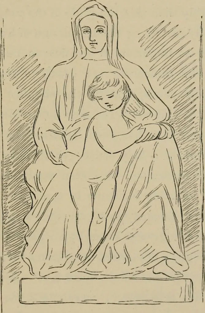 An illustration from Homes, haunts, and works of Rubens, Vandyke, Rembrandt, and Cuyp; the Dutch genre-painters; Michael Angelo and Raffaelle. Being a series of art-rambles in Belgium, Holland and Italy, 1872, leaf 108
