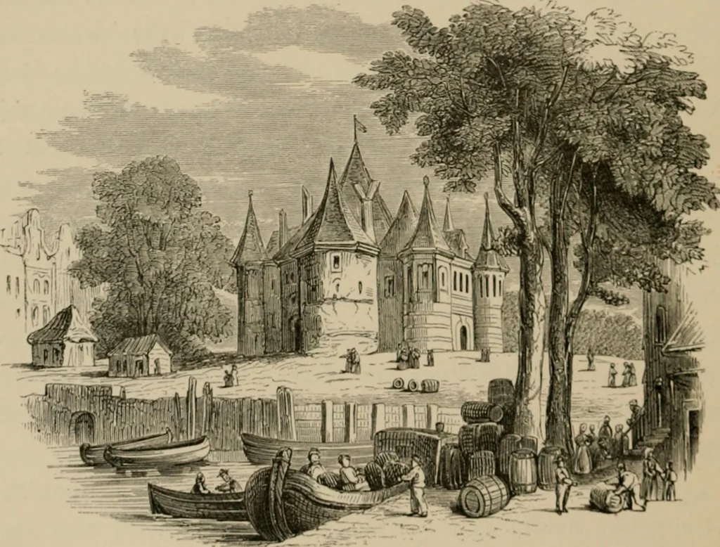 An illustration from Homes, haunts, and works of Rubens, Vandyke, Rembrandt, and Cuyp; the Dutch genre-painters; Michael Angelo and Raffaelle. Being a series of art-rambles in Belgium, Holland and Italy, 1872, leaf 129