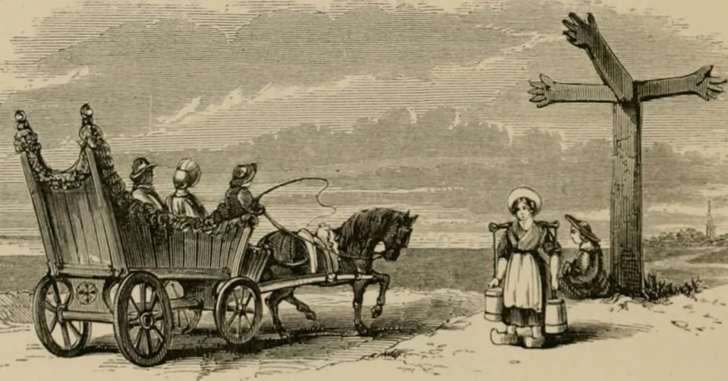 An illustration from Homes, haunts, and works of Rubens, Vandyke, Rembrandt, and Cuyp; the Dutch genre-painters; Michael Angelo and Raffaelle. Being a series of art-rambles in Belgium, Holland and Italy, 1872, leaf 159