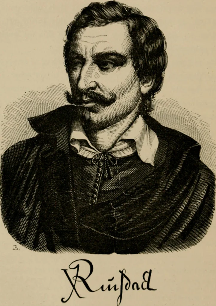 An illustration from Homes, haunts, and works of Rubens, Vandyke, Rembrandt, and Cuyp; the Dutch genre-painters; Michael Angelo and Raffaelle. Being a series of art-rambles in Belgium, Holland and Italy, 1872, leaf 233